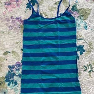 target brand seamless stretchy camisole tank top striped